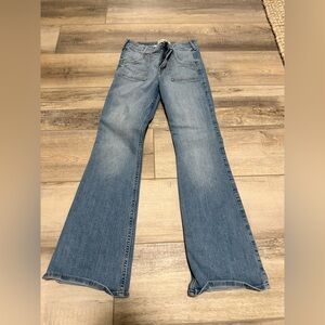 Abercrombie Kids Blue Flared Jeans Classic Denim